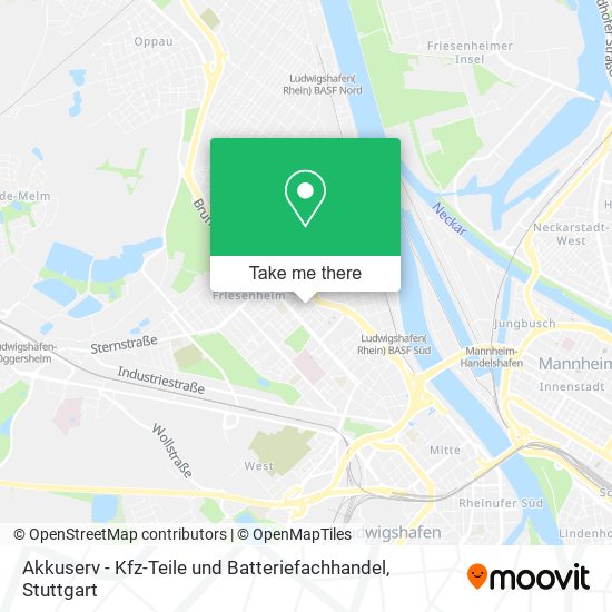 Akkuserv - Kfz-Teile und Batteriefachhandel map