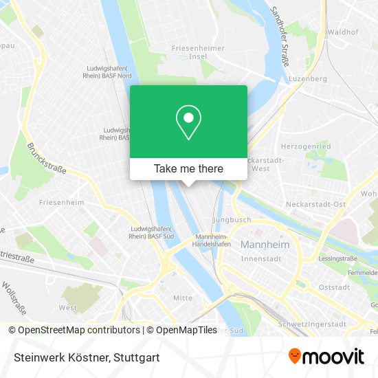 Steinwerk Köstner map
