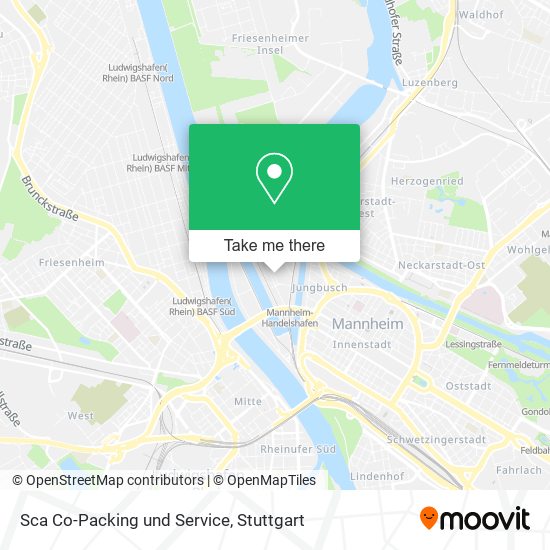 Карта Sca Co-Packing und Service