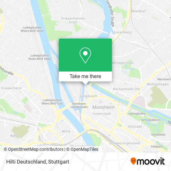 Карта Hilti Deutschland