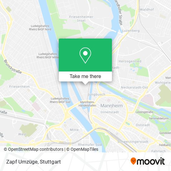 Карта Zapf Umzüge