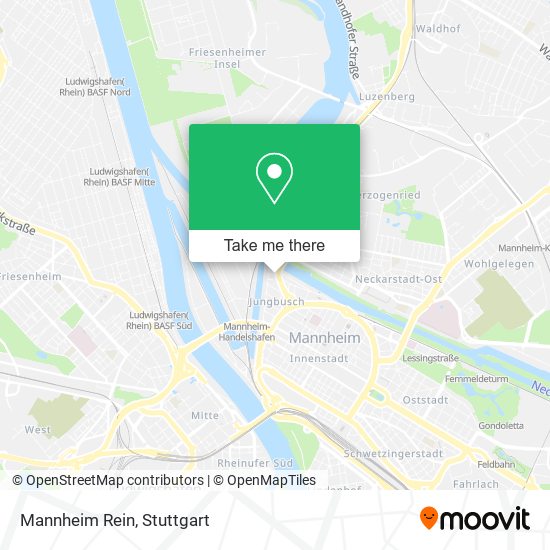 Карта Mannheim Rein