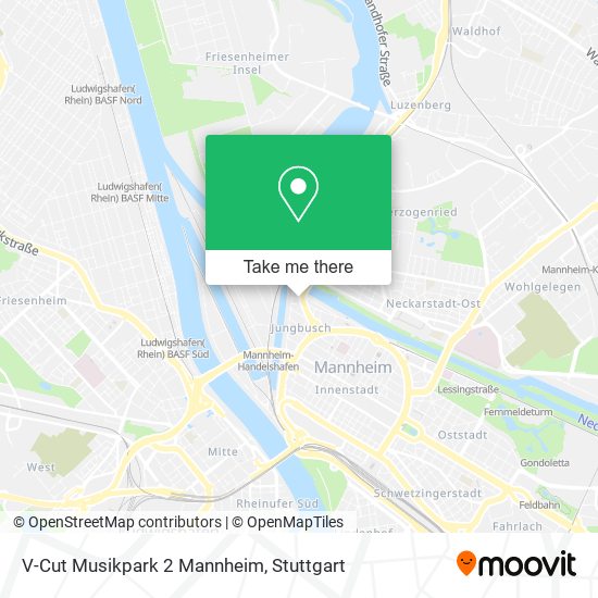 V-Cut Musikpark 2 Mannheim map
