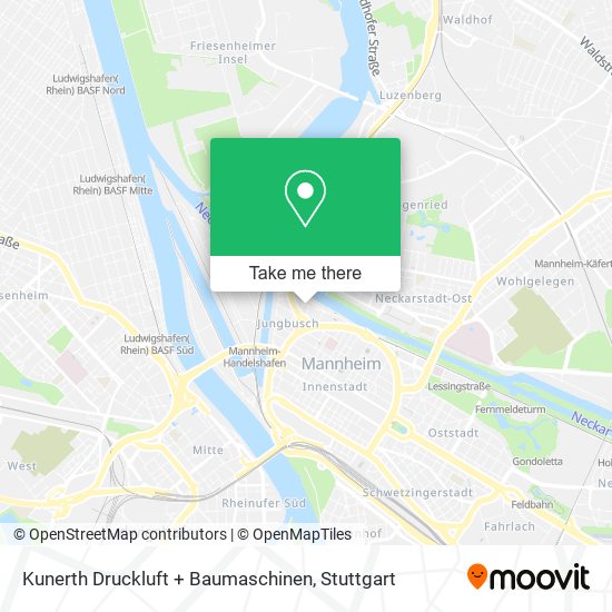 Kunerth Druckluft + Baumaschinen map