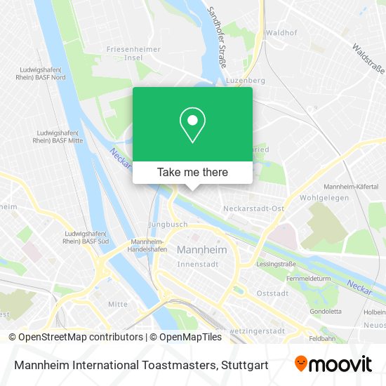 Mannheim International Toastmasters map