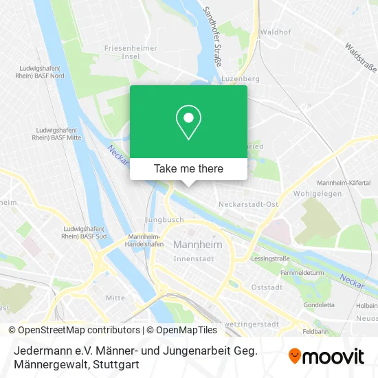 Карта Jedermann e.V. Männer- und Jungenarbeit Geg. Männergewalt