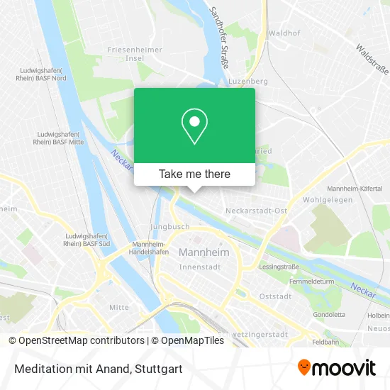 Карта Meditation mit Anand