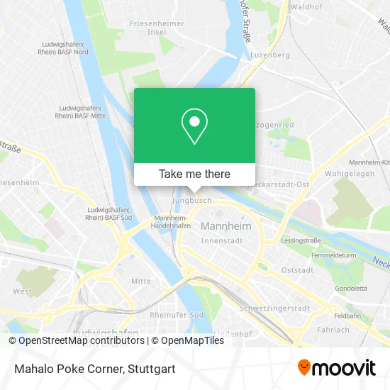 Карта Mahalo Poke Corner