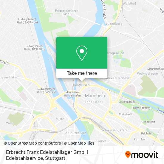 Карта Erbrecht Franz Edelstahllager GmbH Edelstahlservice