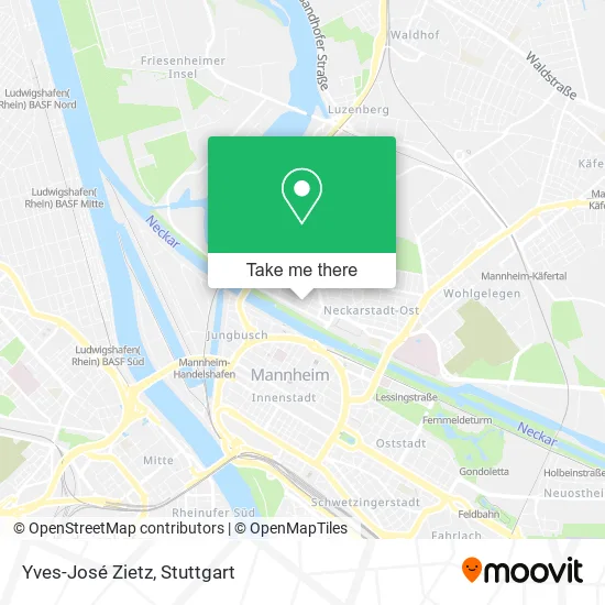 Карта Yves-José Zietz