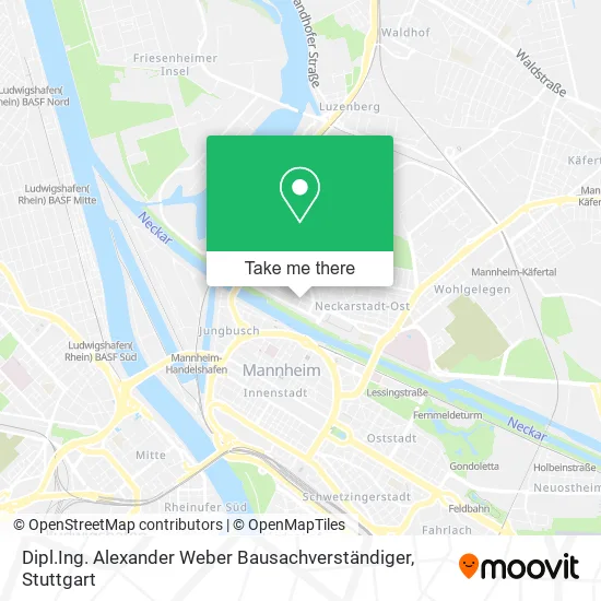 Карта Dipl.Ing. Alexander Weber Bausachverständiger