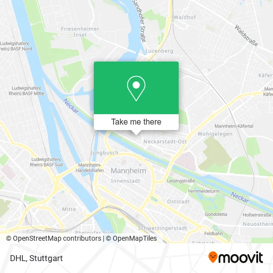 Карта DHL