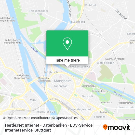 Hertle.Net Internet - Datenbanken - EDV-Service Internetservice map