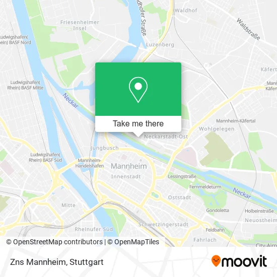 Карта Zns Mannheim