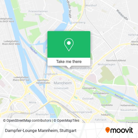 Dampfer-Lounge Mannheim map