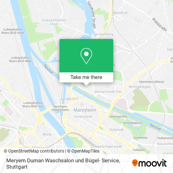 Карта Meryem Duman Waschsalon und Bügel- Service