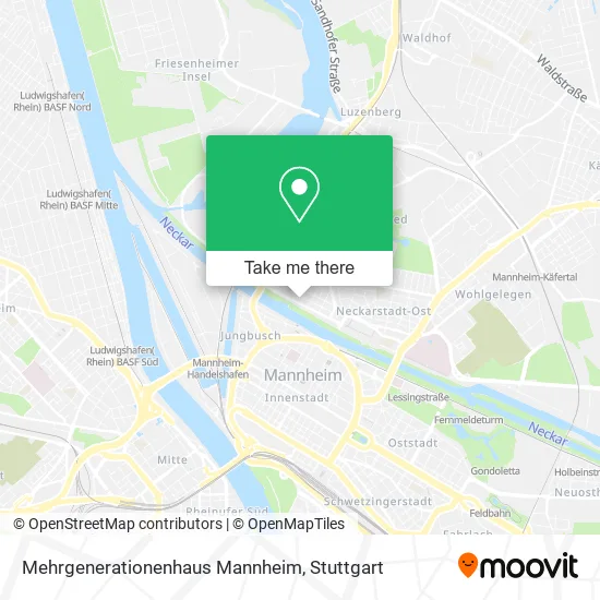 Карта Mehrgenerationenhaus Mannheim