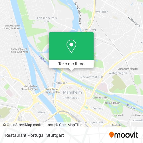 Карта Restaurant Portugal