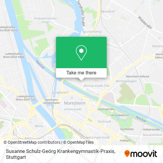 Susanne Schulz-Geörg Krankengymnastik-Praxis map