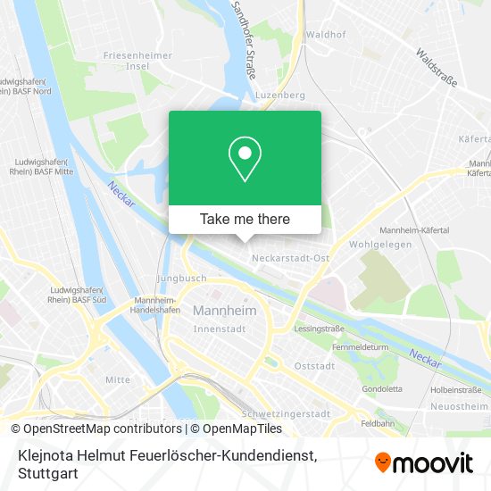 Klejnota Helmut Feuerlöscher-Kundendienst map