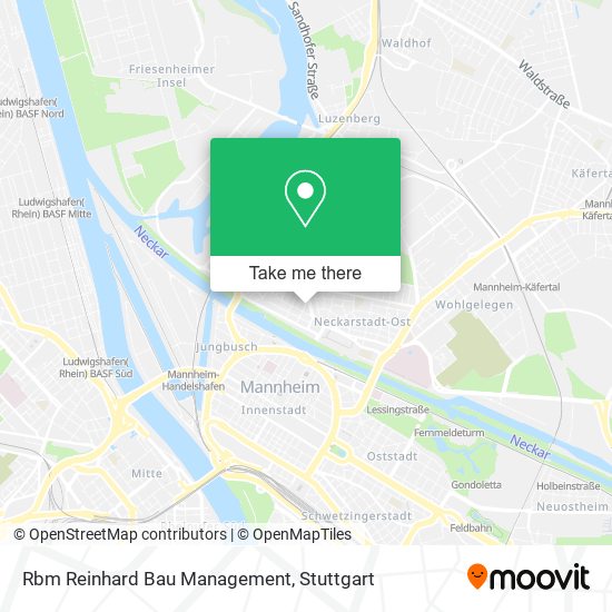 Rbm Reinhard Bau Management map