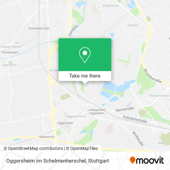 Карта Oggersheim im Schelmenherschel