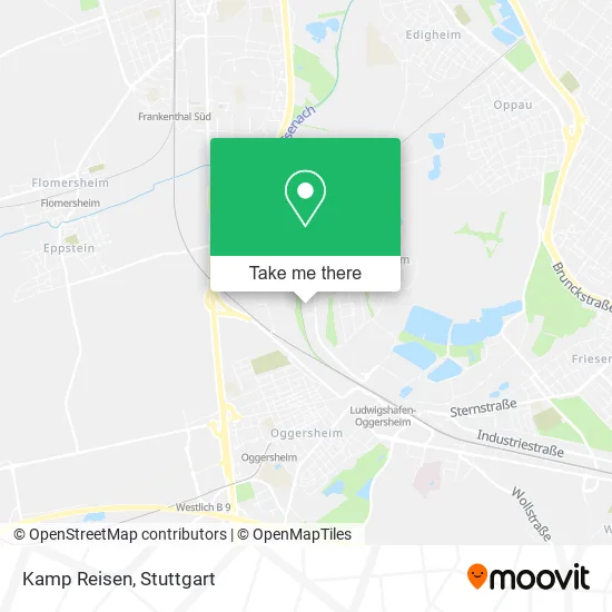 Карта Kamp Reisen