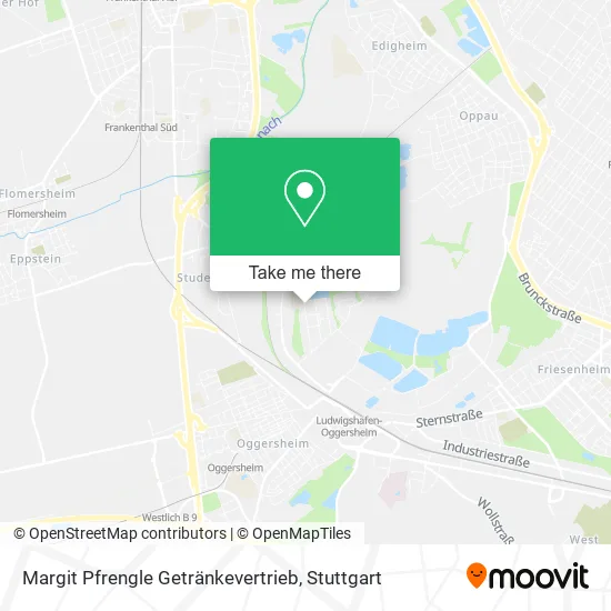 Карта Margit Pfrengle Getränkevertrieb