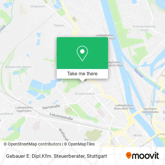 Карта Gebauer E. Dipl.Kfm. Steuerberater
