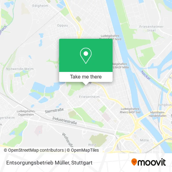 Карта Entsorgungsbetrieb Müller