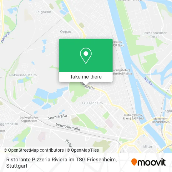 Карта Ristorante Pizzeria Riviera im TSG Friesenheim