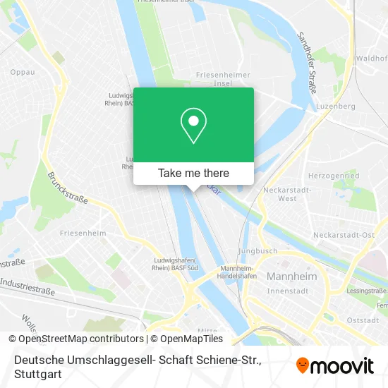 Карта Deutsche Umschlaggesell- Schaft Schiene-Str.