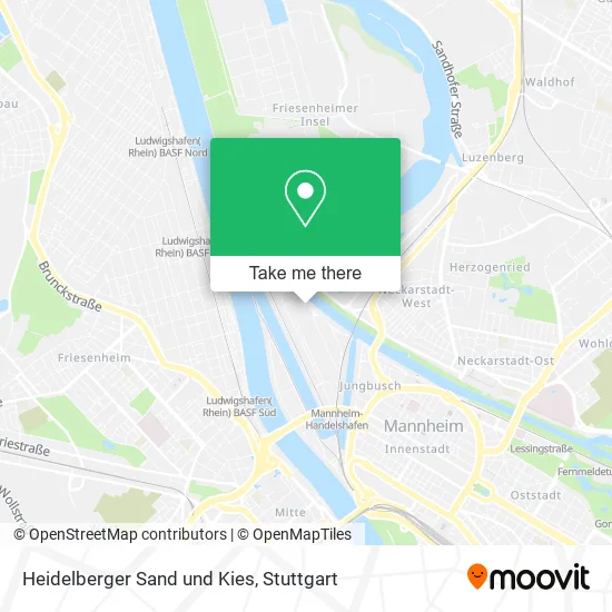 Карта Heidelberger Sand und Kies