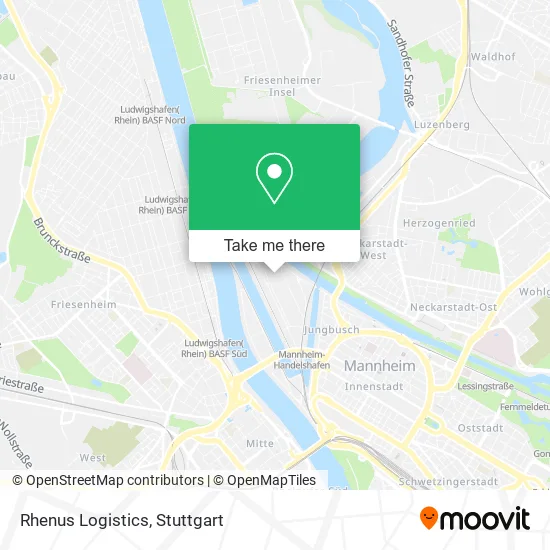 Карта Rhenus Logistics