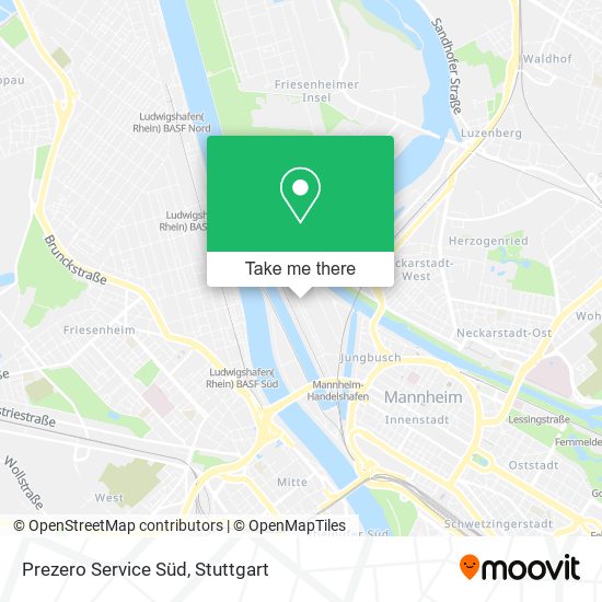 Prezero Service Süd map