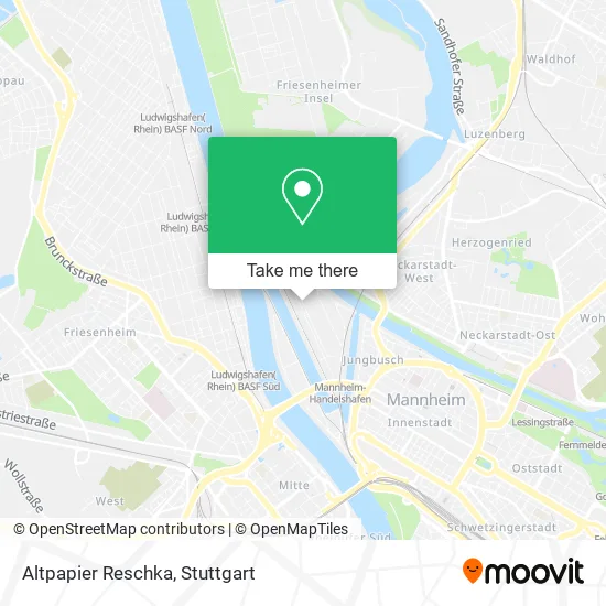Карта Altpapier Reschka