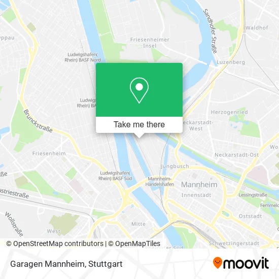 Карта Garagen Mannheim