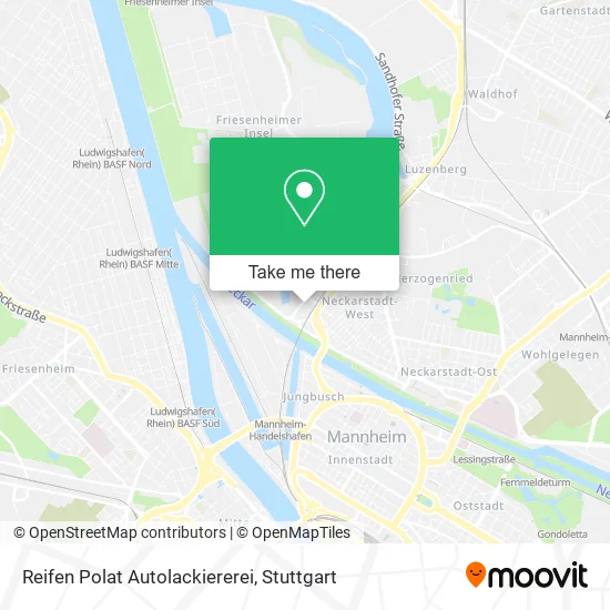 Карта Reifen Polat Autolackiererei