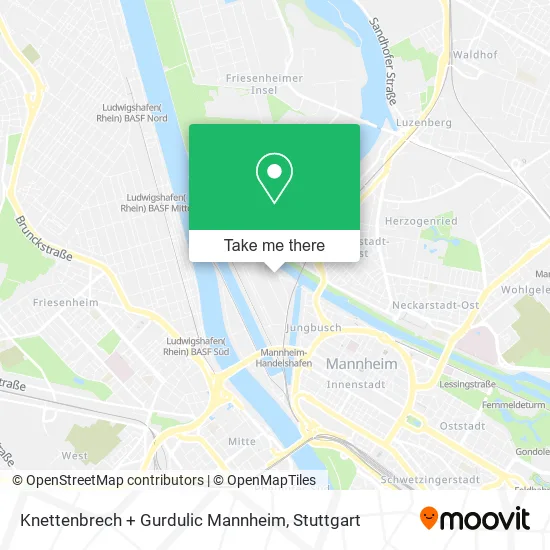 Карта Knettenbrech + Gurdulic Mannheim