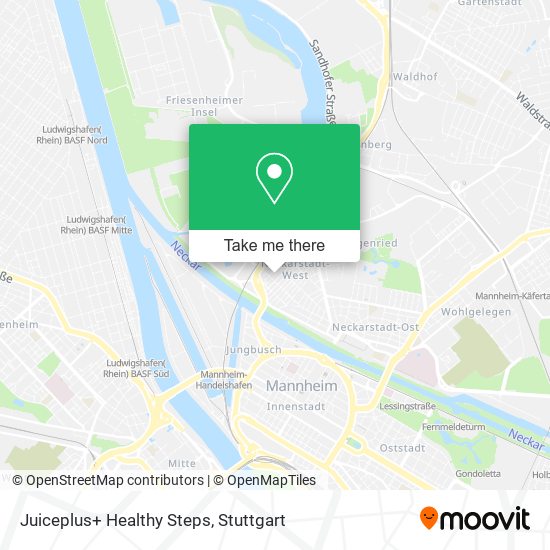 Juiceplus+ Healthy Steps map