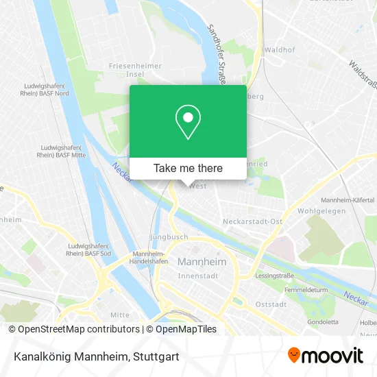 Карта Kanalkönig Mannheim
