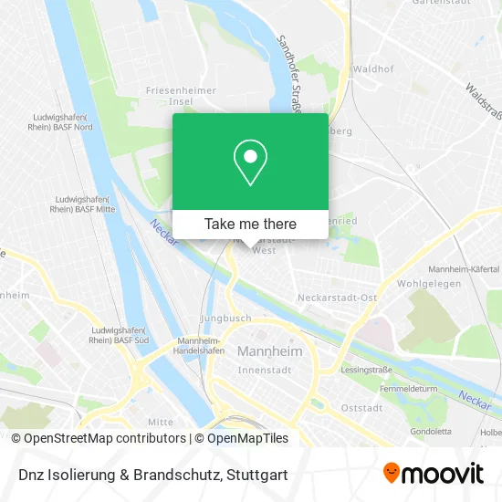 Карта Dnz Isolierung & Brandschutz
