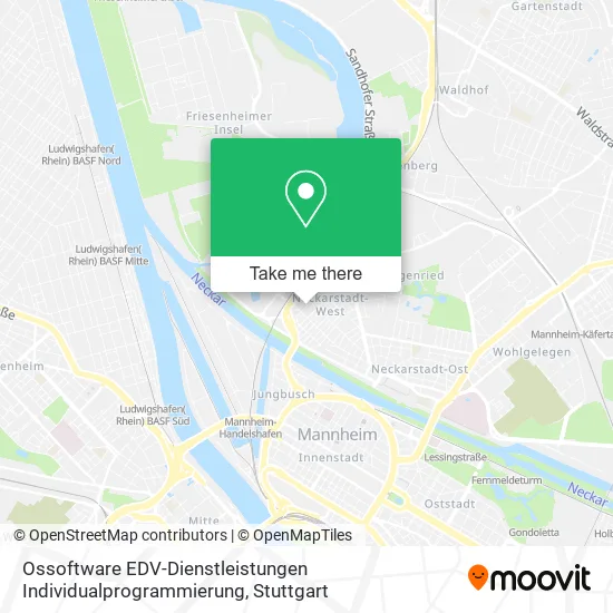 Карта Ossoftware EDV-Dienstleistungen Individualprogrammierung
