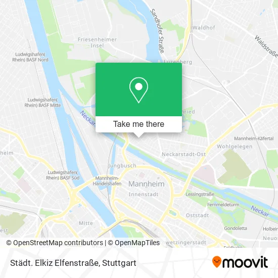 Карта Städt. Elkiz Elfenstraße