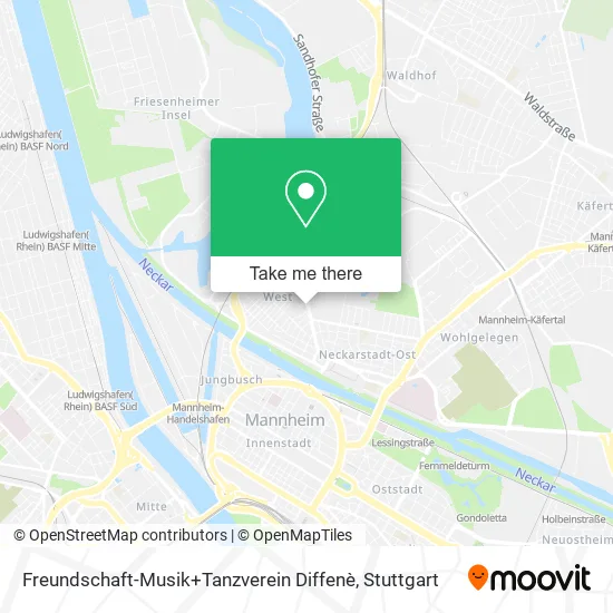 Карта Freundschaft-Musik+Tanzverein Diffenè