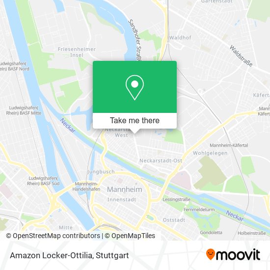 Карта Amazon Locker-Ottilia