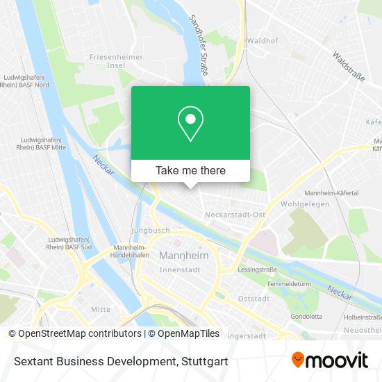 Sextant Business Development map