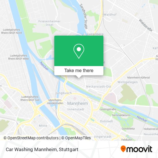 Car Washing Mannheim map