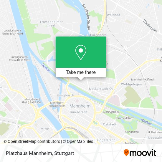 Карта Platzhaus Mannheim