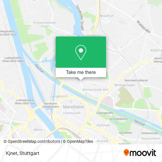 Карта Kjnet